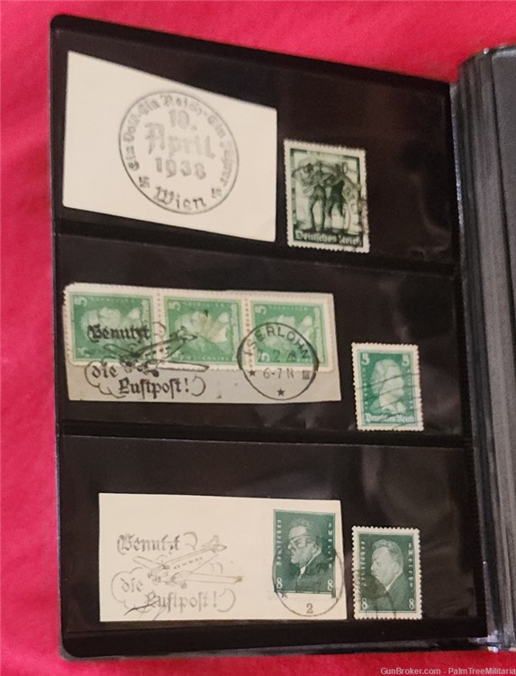 WW2 WWII NSDAP German Third Reich NSDAP Stamp album Postal book collection -img-20
