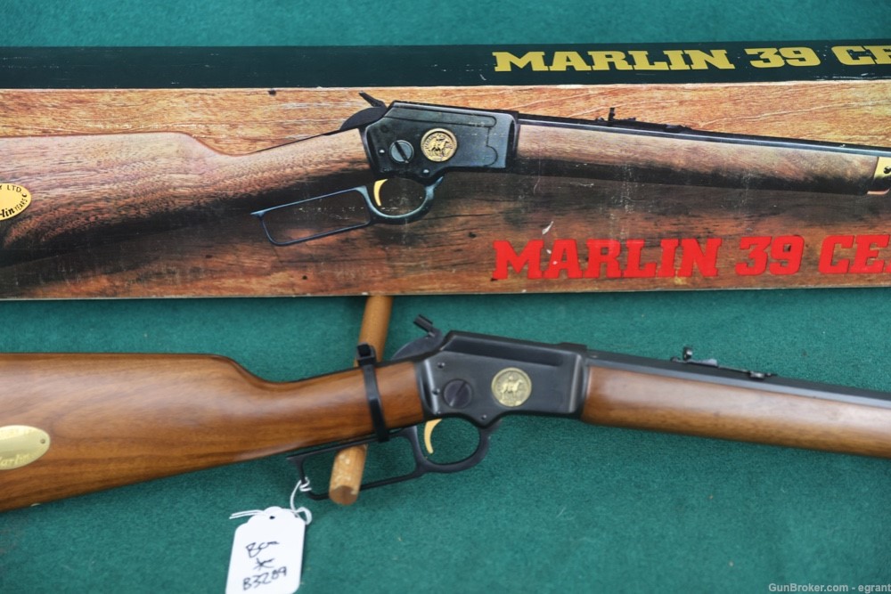 B3289* Marlin 39 Century LTD 1870-1970 22 LR 20" -img-0