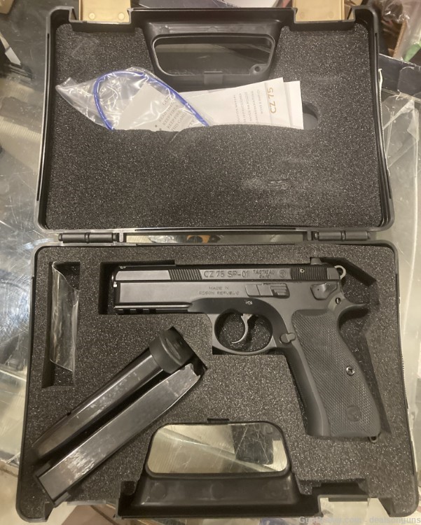  CZ 75 SP-01 Tactical 9mm excellent (no card fees added)-img-0