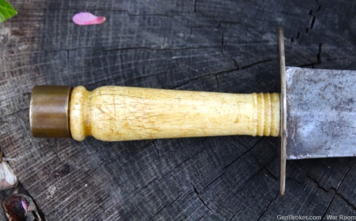 Late 1800's Ivory Handled Spear Point Knife -img-1