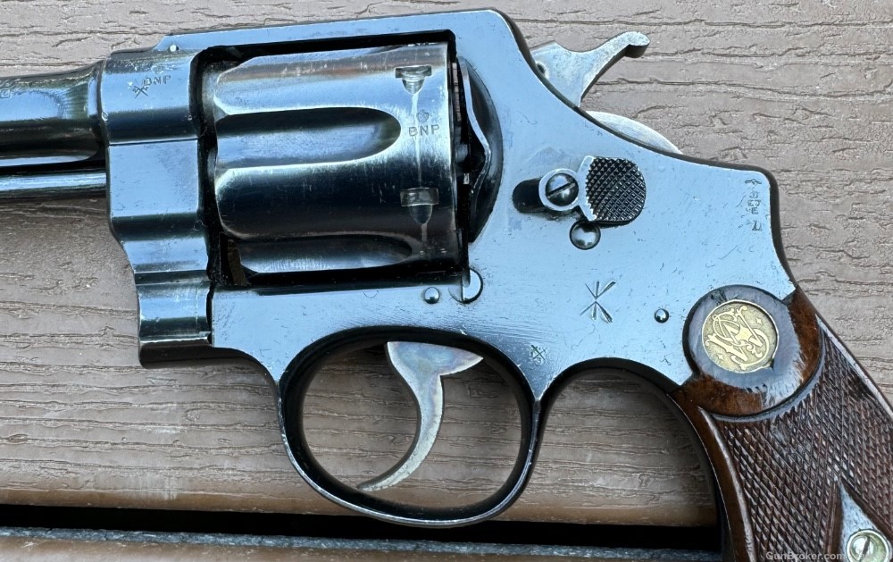 Rare British 1917 ww1 mark 2 smith & Wesson .455 webley revolver military -img-2