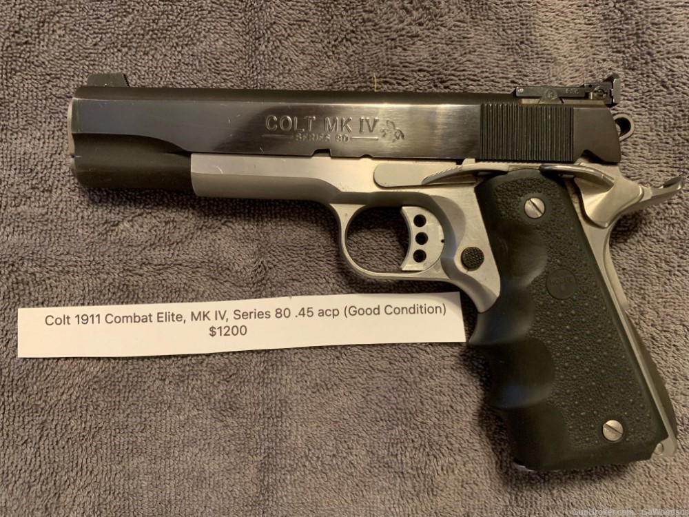 Colt 1911 Combat Elite MK IV Series 80 .45 acp-img-0