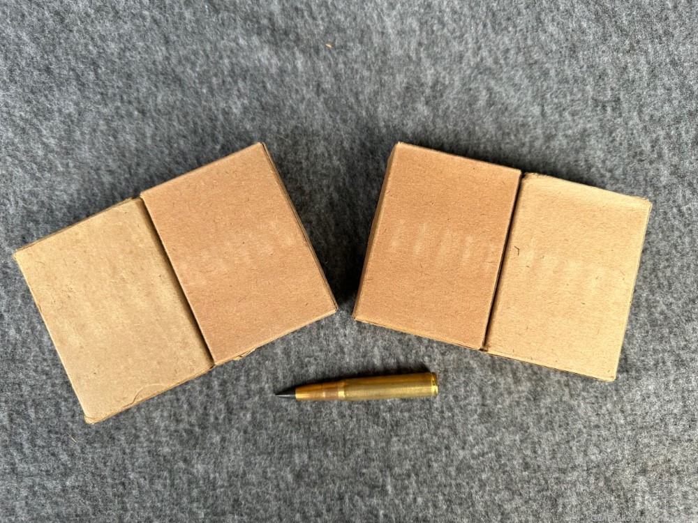 60 Rounds-WW2 German 8mm Mauser Tracer AP Ammo-Scarce-img-3