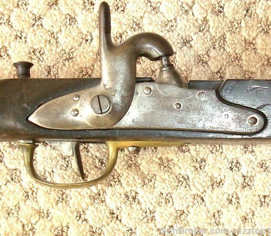 French 1822 T Conversion of pistol to Pan Signal Gun - Confederates used -img-7