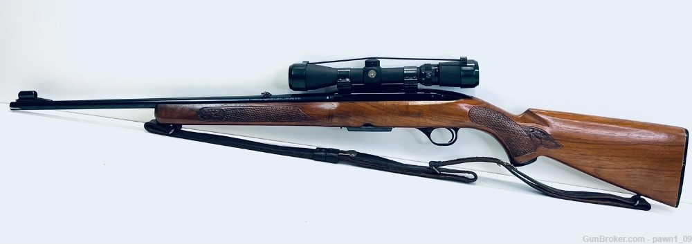 Winchester Model 100 .284 Winchester 1965 Wood/Blued & Scope-img-1