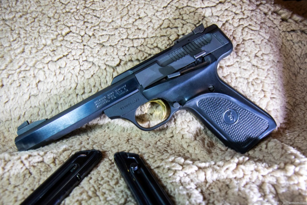 Browning Buck Mark .22LR semi-automatic pistol with Laser, two mags-img-0