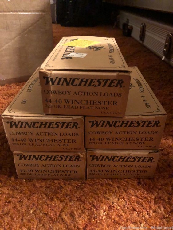 Winchester 44-40 Cowboy Action Loads 225gr LFP (250 Rounds) NICE!-img-0