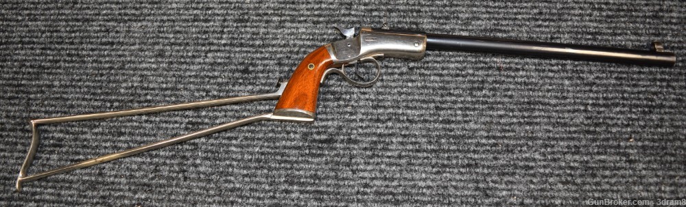 *RARE*  J. Stevens Model 4 Tip-Up Single Shot Pistol .22 LR-img-0