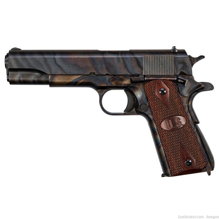 AUTO ORDNANCE 1911-A1 45ACP 1911A1 45 ACP 1911 GOVERNMENT CASE HARDENED-img-0