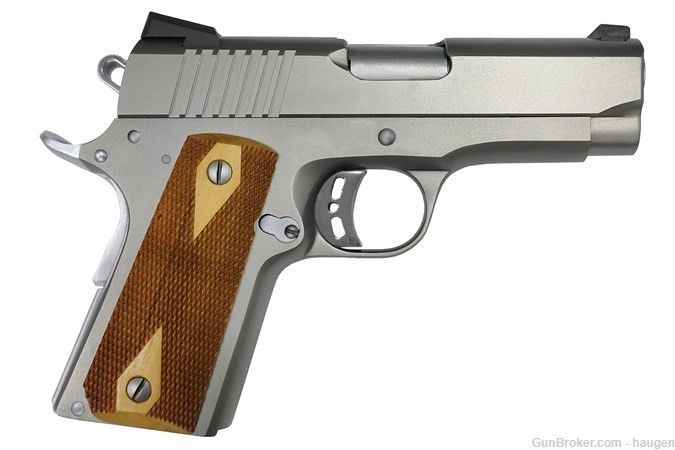 ROCK ISLAND M1911-A1 ROCK 9MM 3.5" SS CHECKERED WOOD GRIPS-img-0