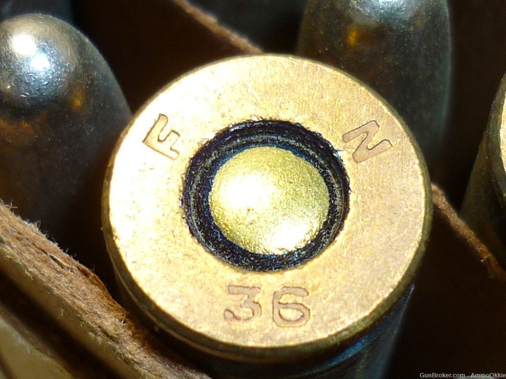 10rd - 1936 FN Belgium - 7x57 7mm Mauser - ORIGINAL ROUND NOSE - 1924/30-img-4