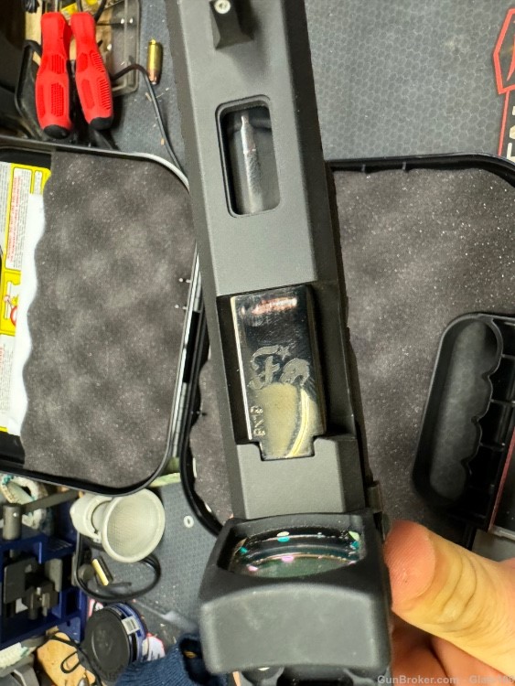 Custom Gen 5 Glock 19 port , grip, rmr, night sights-img-8