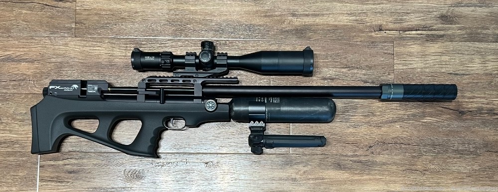 FX Wildcat Mk3 BT Sniper With DonnyFL Moderator .25 cal -img-0