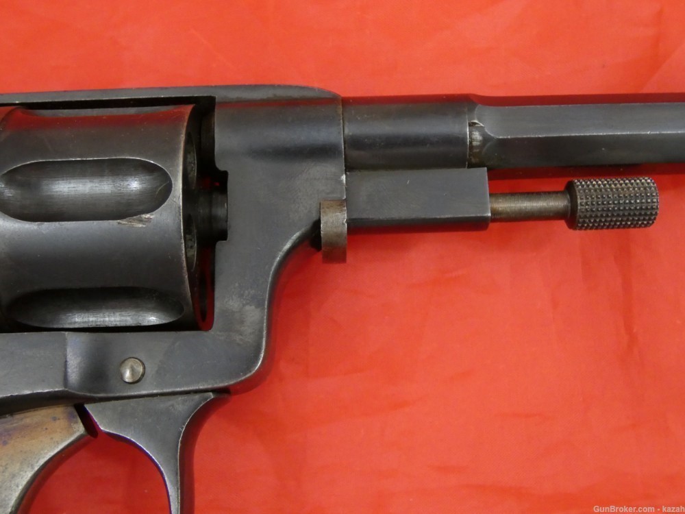 FINE SWEDISH HUSQVARNA M/87 ( M/1887 ) NAGANT REVOLVER 7.5mm EXCELLENT COND-img-7