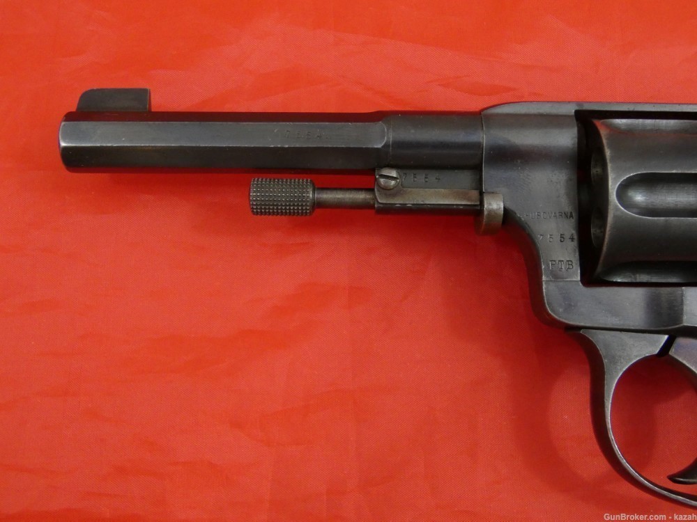 FINE SWEDISH HUSQVARNA M/87 ( M/1887 ) NAGANT REVOLVER 7.5mm EXCELLENT COND-img-13