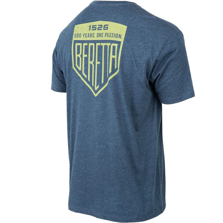 BERETTA Men Legacy  SS T-Shirt, Color: Navy Heather, Size: L-img-1