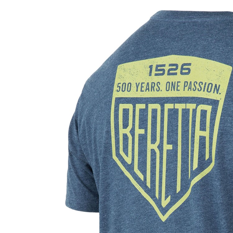 BERETTA Men Legacy  SS T-Shirt, Color: Navy Heather, Size: L-img-5