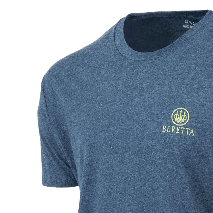 BERETTA Men Legacy  SS T-Shirt, Color: Navy Heather, Size: L-img-4