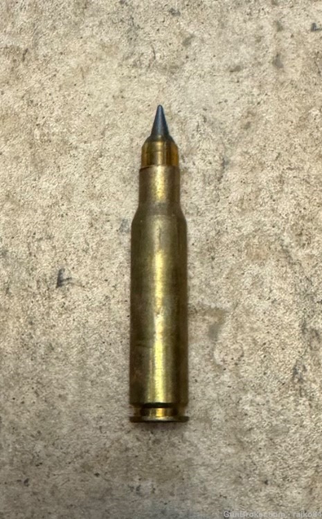 Rare slap .308 sabot Winchester tungsten factory ammo rounds 1 round 1990-img-0
