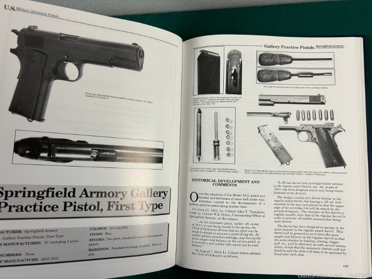 U S Military Automatic Pistols Volume 1: 1894-1920 Signed EDWARD MEADOWS-img-24