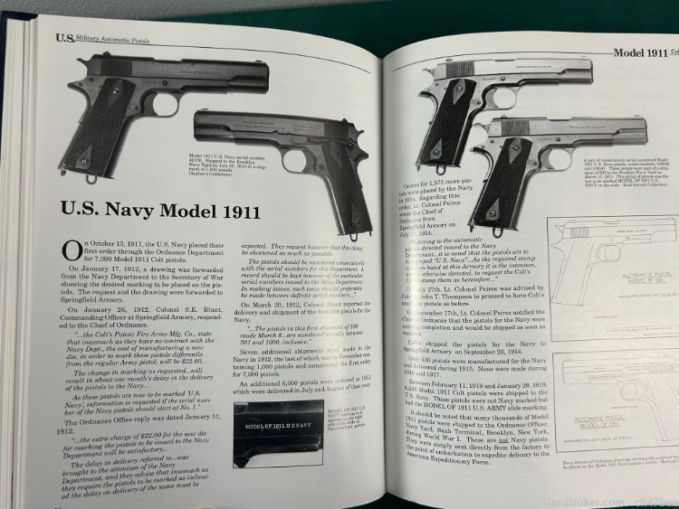 U S Military Automatic Pistols Volume 1: 1894-1920 Signed EDWARD MEADOWS-img-17