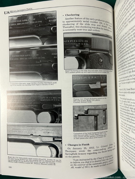 U S Military Automatic Pistols Volume 1: 1894-1920 Signed EDWARD MEADOWS-img-11