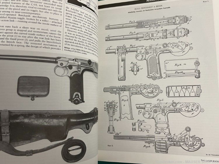 THE LUGER BOOK Encyclopedia of the Borchardt  B-L Handguns Jhon WALTER -img-7