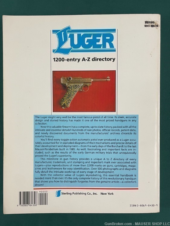 THE LUGER BOOK Encyclopedia of the Borchardt  B-L Handguns Jhon WALTER -img-14