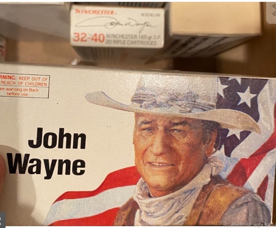 John Wayne 32-40 Winchester .32-40 WIN 165 gr soft point full box 20 Rds-img-1