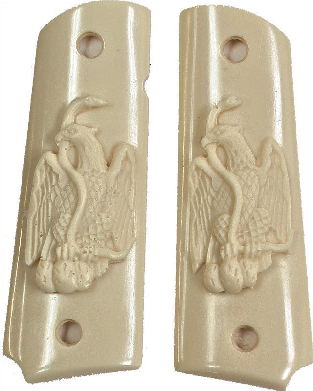 Colt 1911 Grips, Mexican Eagle With Snake-img-0