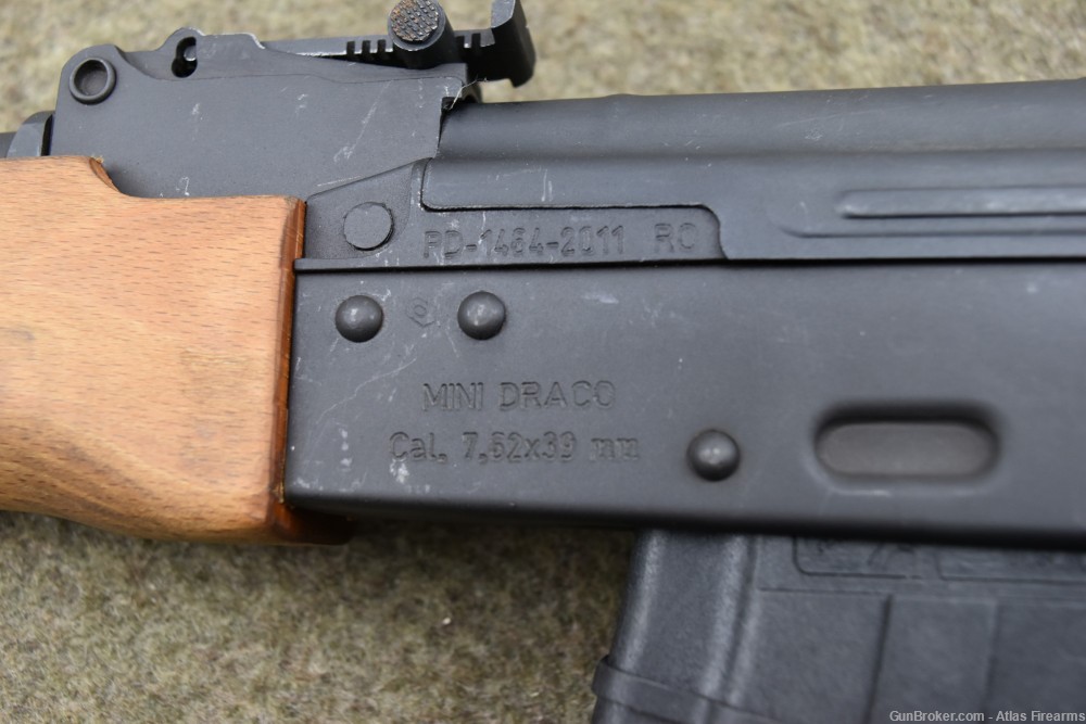 CAI-Century Arms Mini Draco 7.62x39 30rd 7.75" Black AK Pistol - HG2137N-img-21