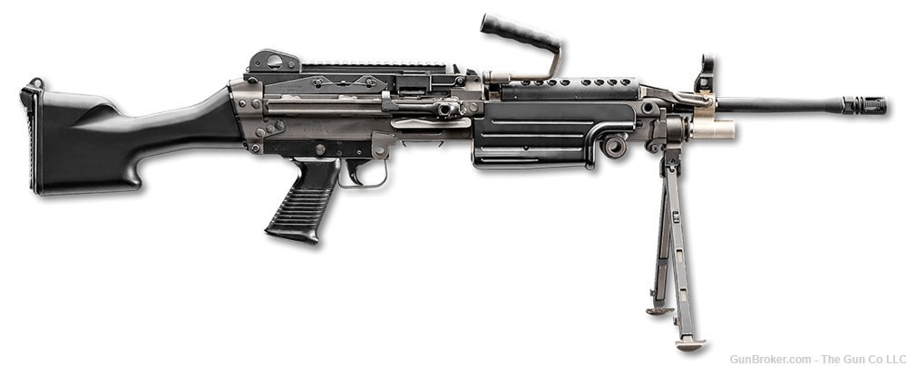 FN 46100169 M249S, 5.56x45mm, 18.50" Barrel, 30Rd Mag OR 200Rd Belt-img-0