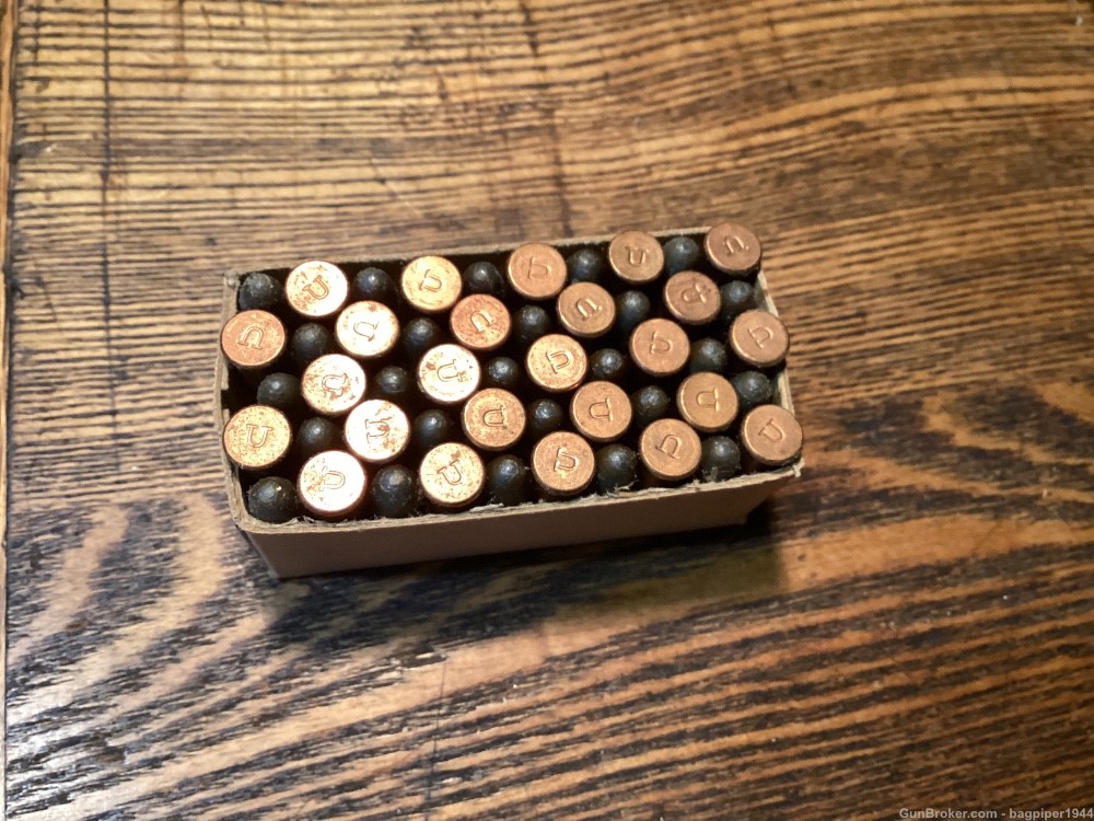 Vintage copper case Remington .22, 5 boxes of 50.-img-2