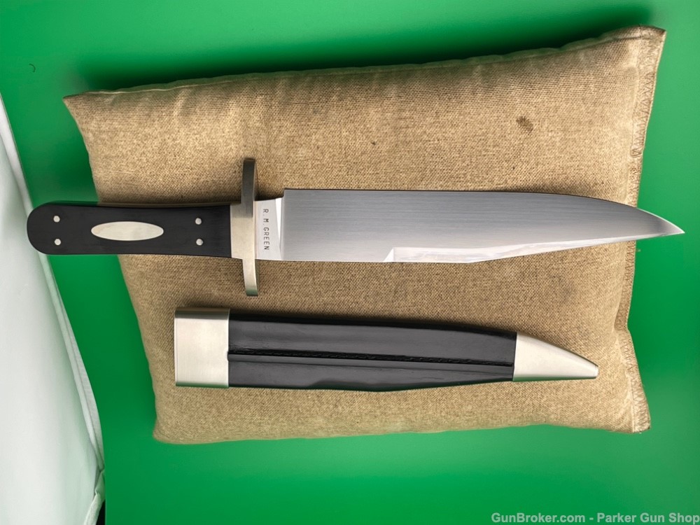 Roger M. Green Calaveras Bowie knife 8+-img-6