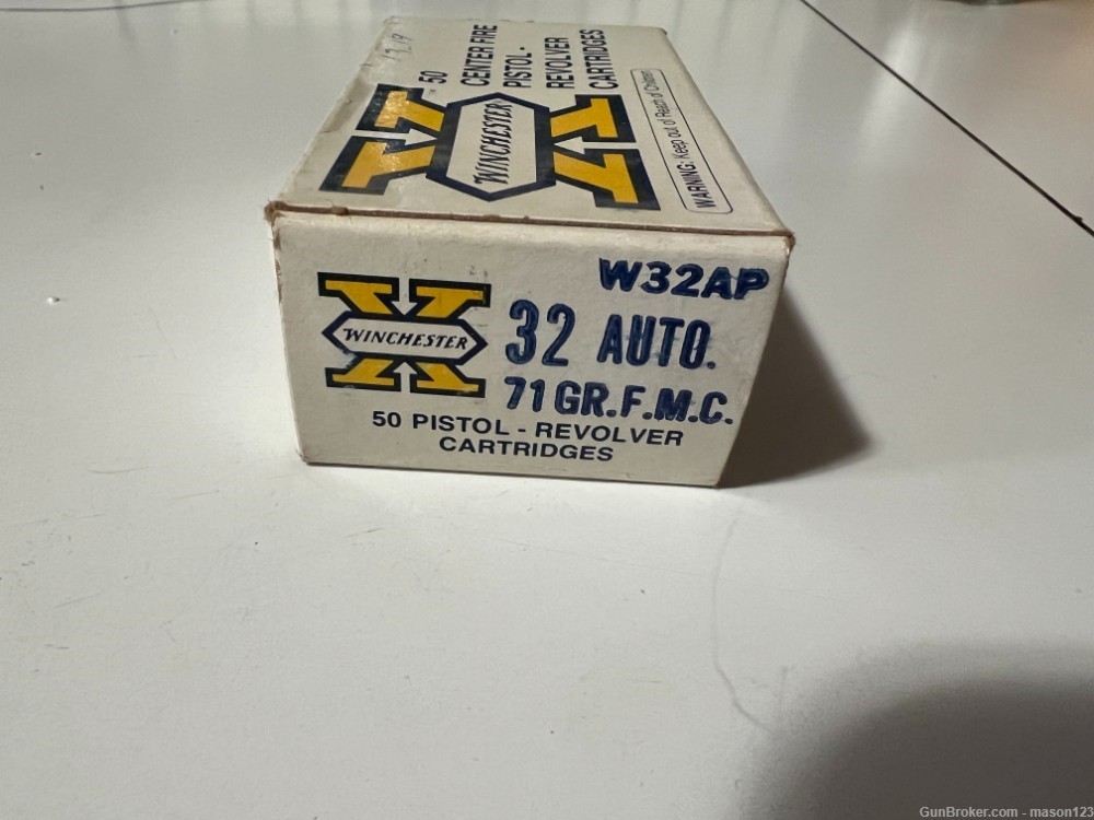FULL WINCHESTER YELLOW X BOX OF 32 AUTO 71 GR-img-1