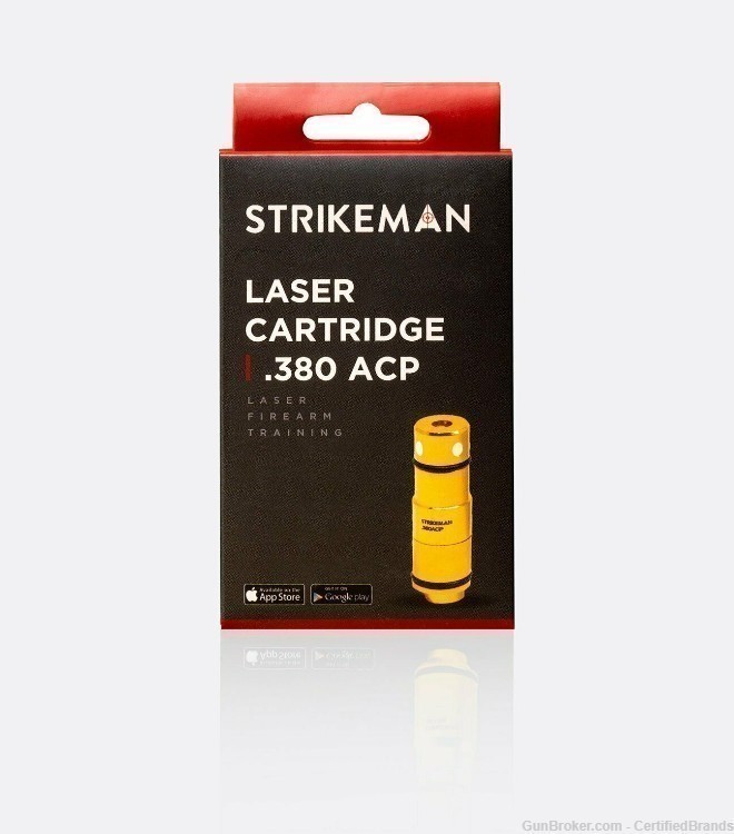 Strikeman Dry Fire Laser Cartridge Training Target Kit, .380 ACP Cartridge-img-2