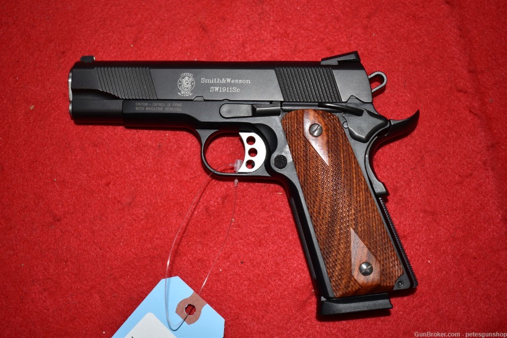 Smith & Wesson SW1911SC BEAUTIFUL, With Box, NICE! Penny START!-img-11