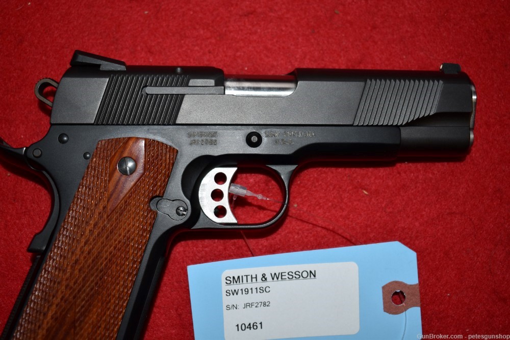 Smith & Wesson SW1911SC BEAUTIFUL, With Box, NICE! Penny START!-img-5