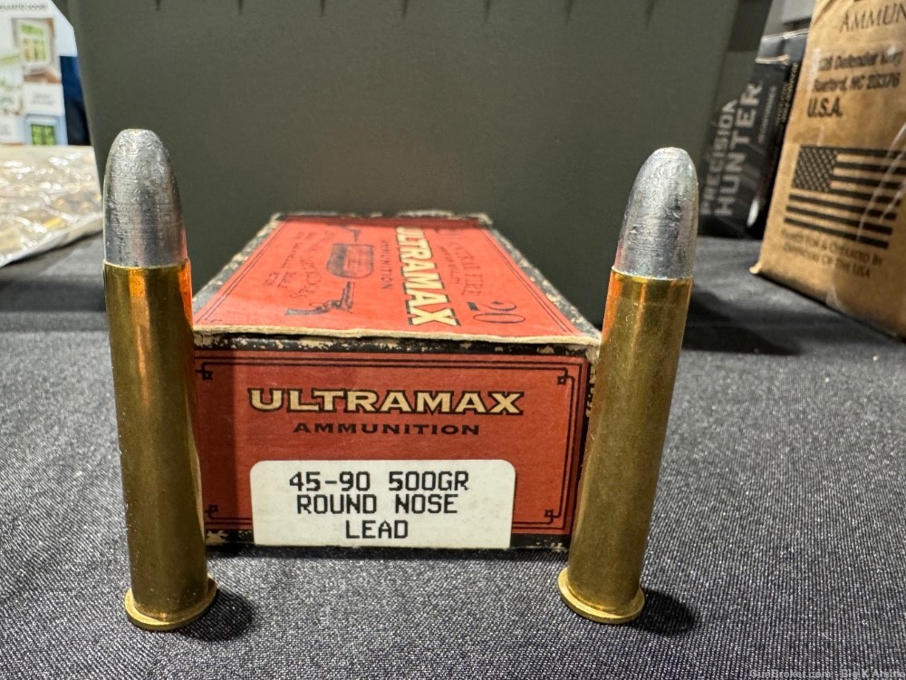 ULTRAMAX 45-90 WIN 500 GR RNL 20 Rounds RARE ammo LAST ONE-img-0