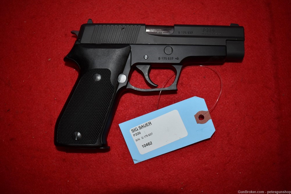 Sig Sauer West German P220, With Box, NICE! 45 ACP, Penny START!-img-3