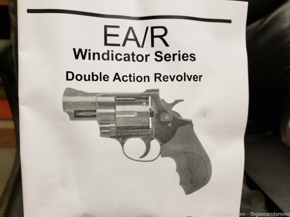IN STOCK! NEW EAA WINDICATOR REVOLVER .357 4" BLUED 770133 .38 SPECIAL-img-1