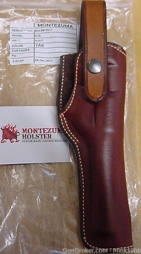 Montezuma Field Holster Ruger MKIII Tan-img-0