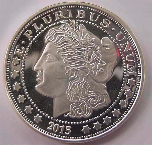 Morgan Eagle 1 Troy oz Silver Coin 2015-img-0
