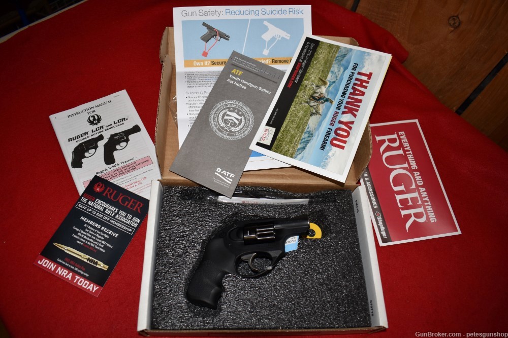 Ruger LCR 38 Spl +P, Like New In Box, UNFIRED, Penny START!-img-0