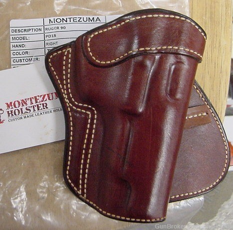 Montezuma Paddle Holster Ruger 90 Tan-img-0