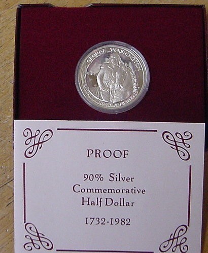 1982 George Washington Half Dollar  Proof Coin-img-0
