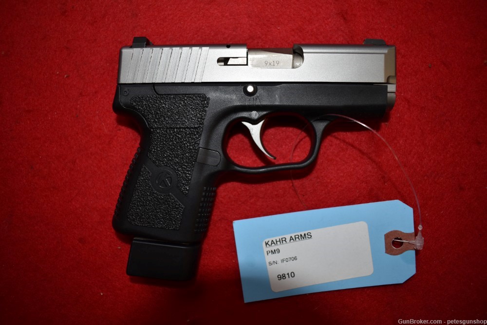 Kahr Arms PM9 Semi Auto 9mm, With 3 Mags & Box, NICE! Penny START!-img-2