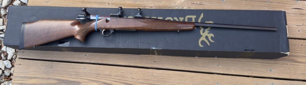 Browning 7mm WSM A-BOLT 23” barrel Hunter FLD with box bolt action rifle-img-0