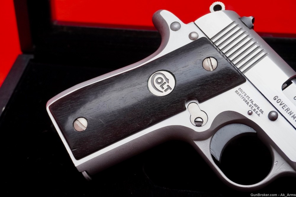 RARE Colt Government .380ACP Stainless *RARE FIRST EDITION MODEL*-img-7
