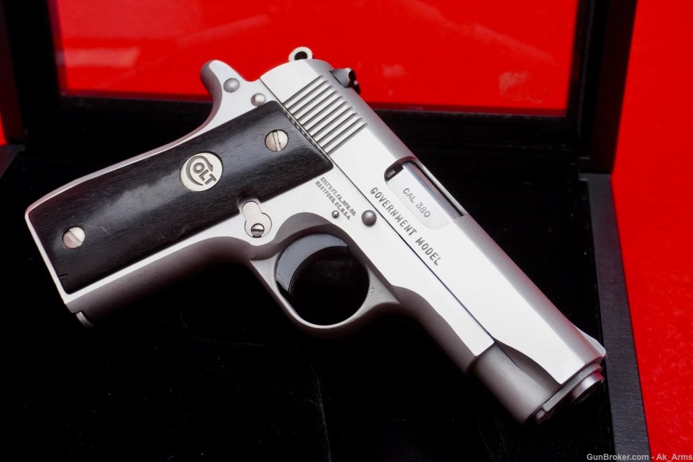 RARE Colt Government .380ACP Stainless *RARE FIRST EDITION MODEL*-img-4